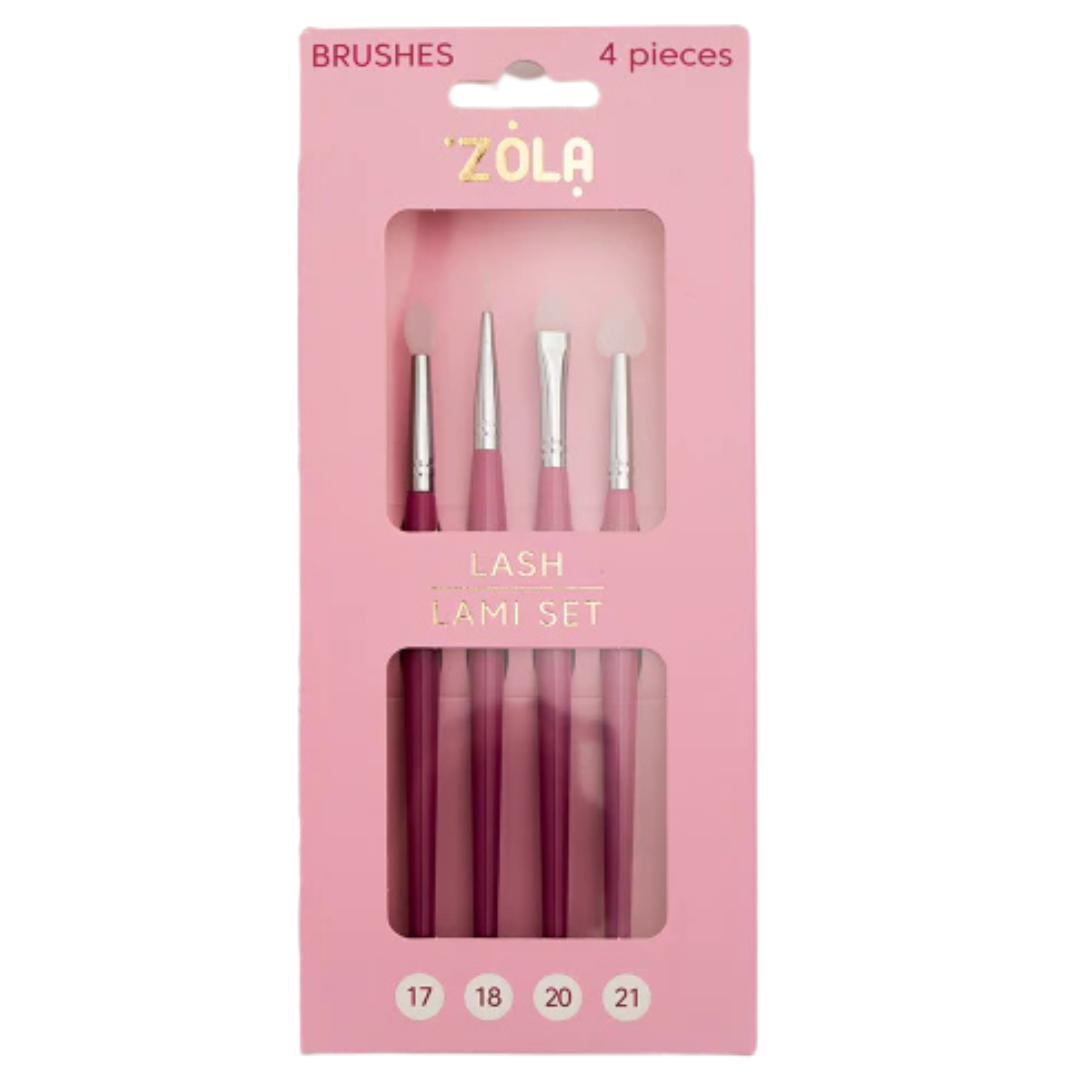 ZOLA - Set de pinceaux LAMI SET pour browlift et rehaussement