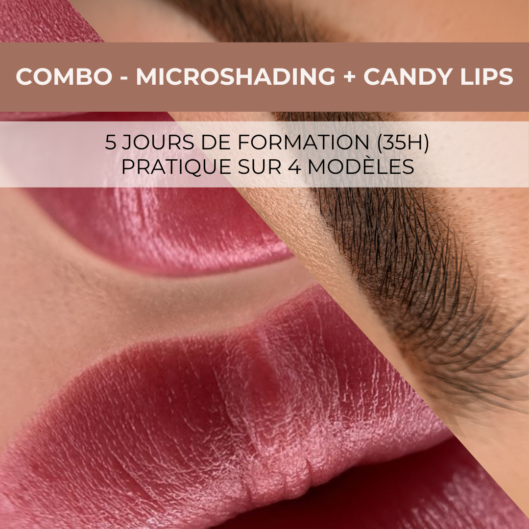 FORMATION 2en1 - MICROSHADING POWDER BROWS & CANDY LIPS - 5 JOURS