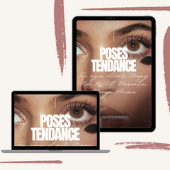 EBOOK - LES POSES TENDANCE (Fox eyes, Eye Liner, Kim K, wispy, Wet effect, Mascara, Manga, Animé)