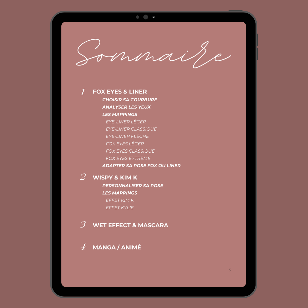 EBOOK - LES POSES TENDANCE (Fox eyes, Eye Liner, Kim K, wispy, Wet effect, Mascara, Manga, Animé)