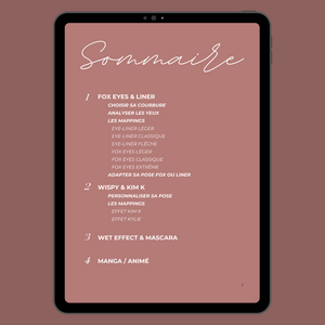 EBOOK - LES POSES TENDANCE (Fox eyes, Eye Liner, Kim K, wispy, Wet effect, Mascara, Manga, Animé)