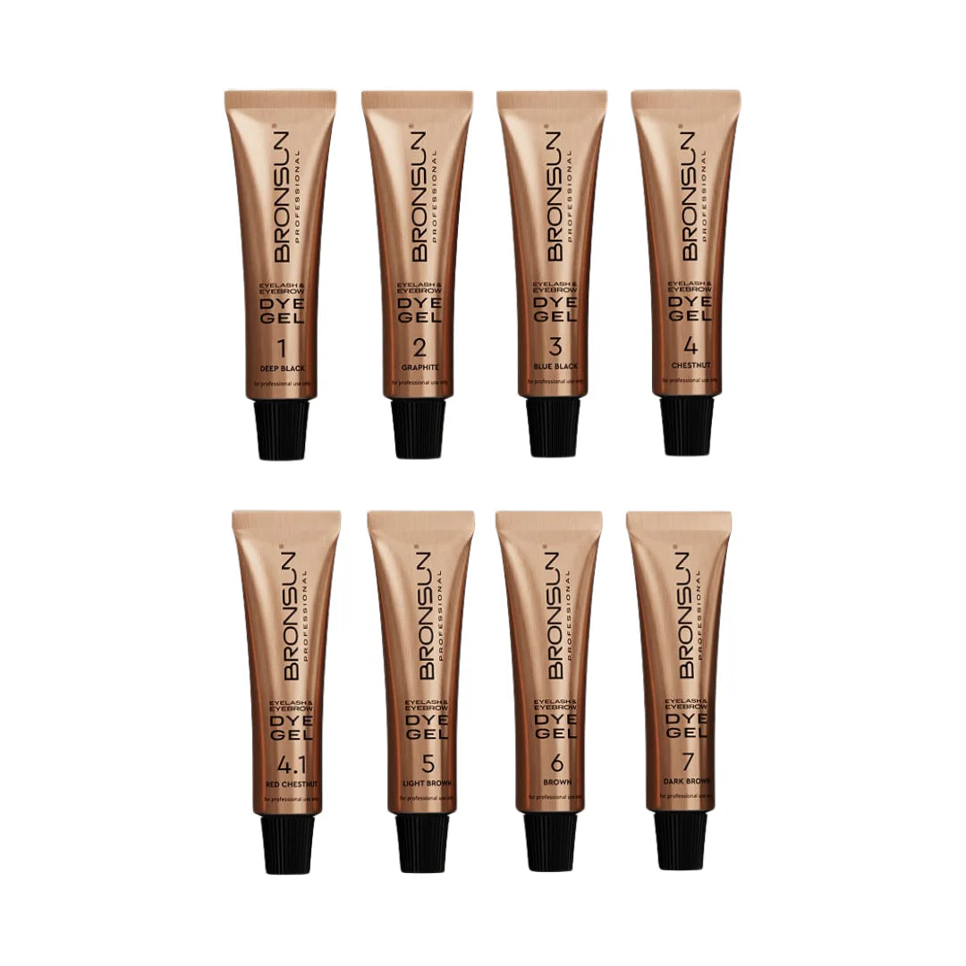 BRONSUN - Teinture Gel Hybrid – Teinture Sourcils & Cils Nouvelle Formule