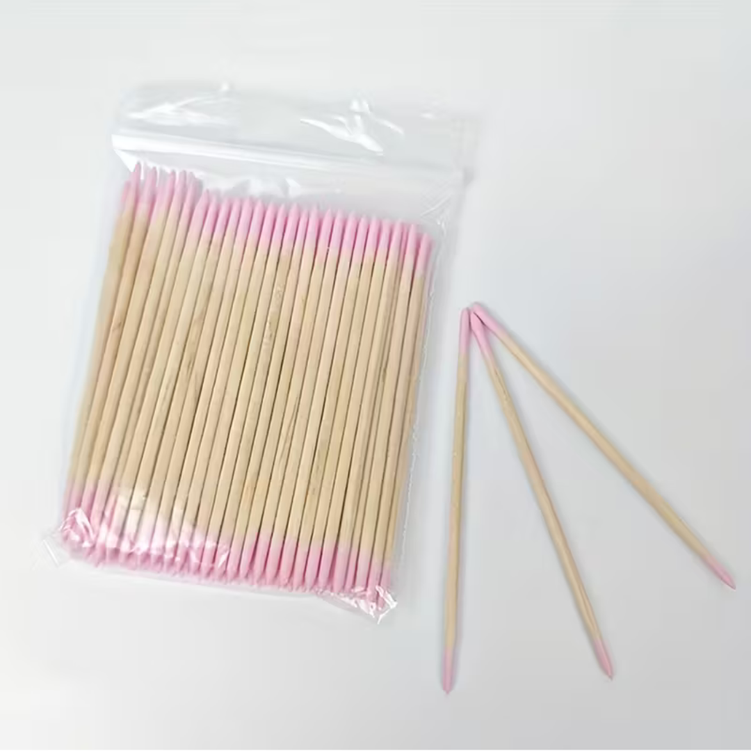 COSMIC BEAUTY - Bâtonnets Coton Double Embout – Précision Teinture & Lash Lift (Lot de 50)