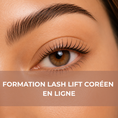 Formation Lash Lift Coréen en Ligne Cosmic Beauty —
Maîtrisez le rehaussement de cils K-Beauty