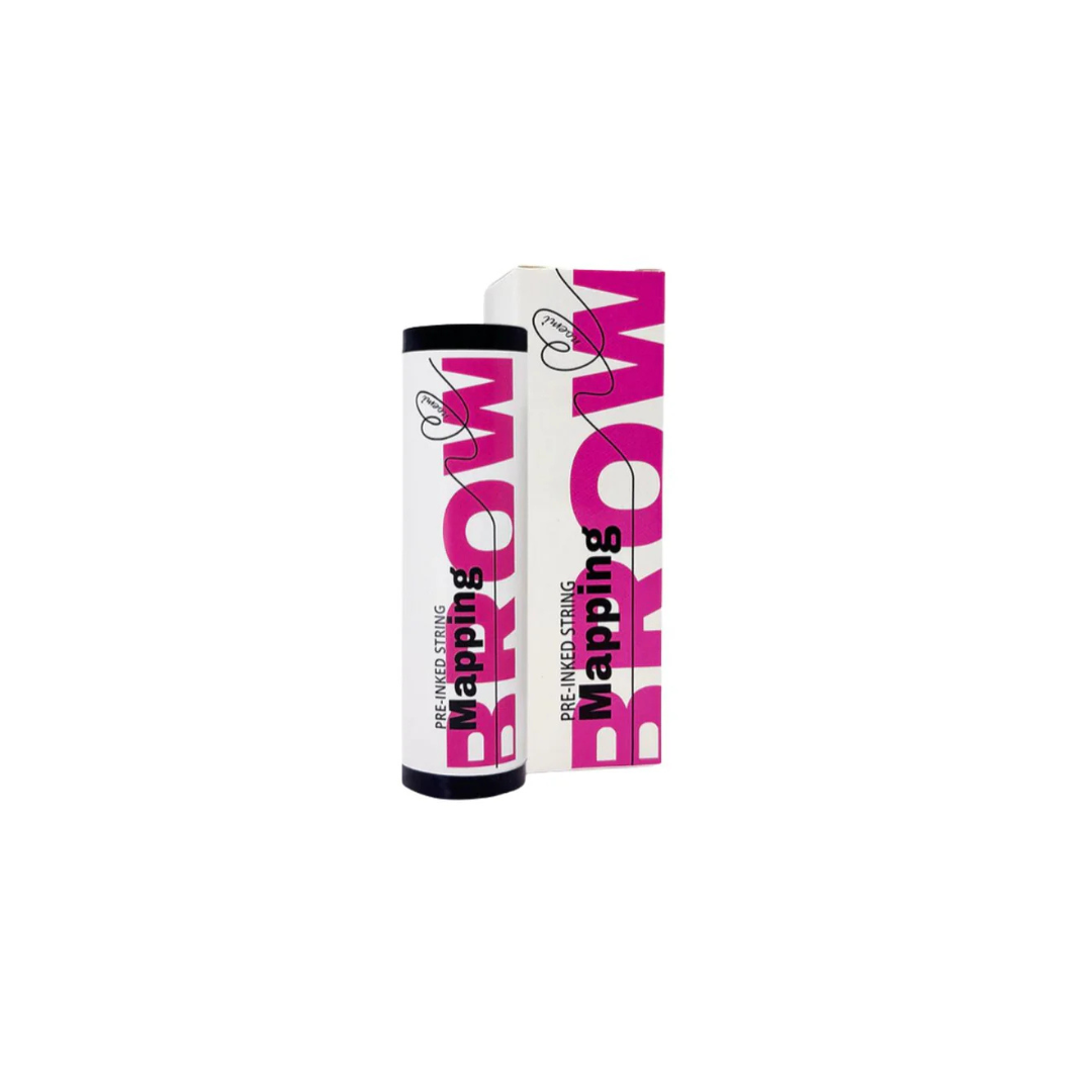 Fil de mapping sourcils Noemi blanc 20m – tracé de lignes précises pour symétrie parfaite avant teinture, henné et browlift