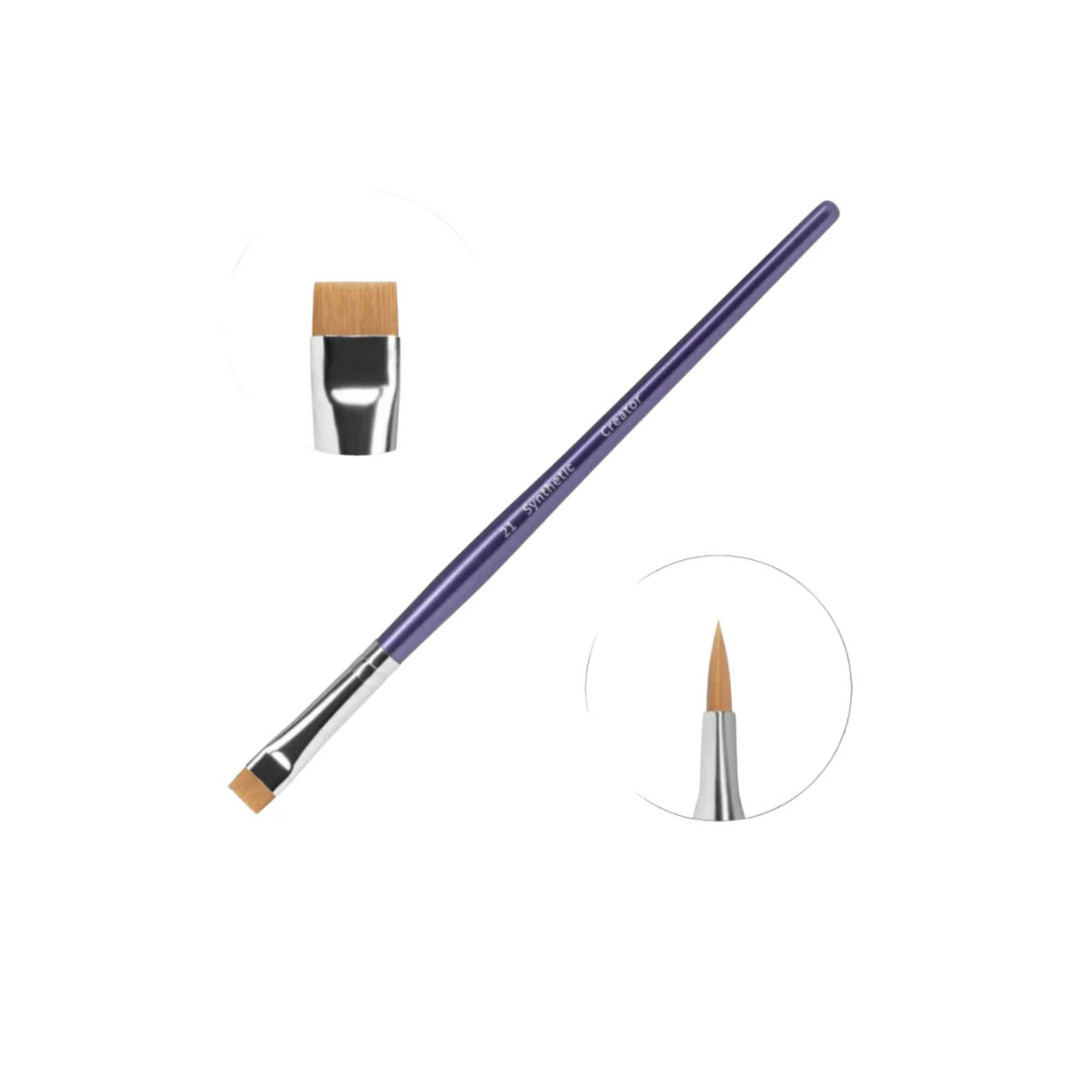 SYNTHETIC CREATOR - Pinceau N°21 – Précision Sourcils & Lash Lift Pro