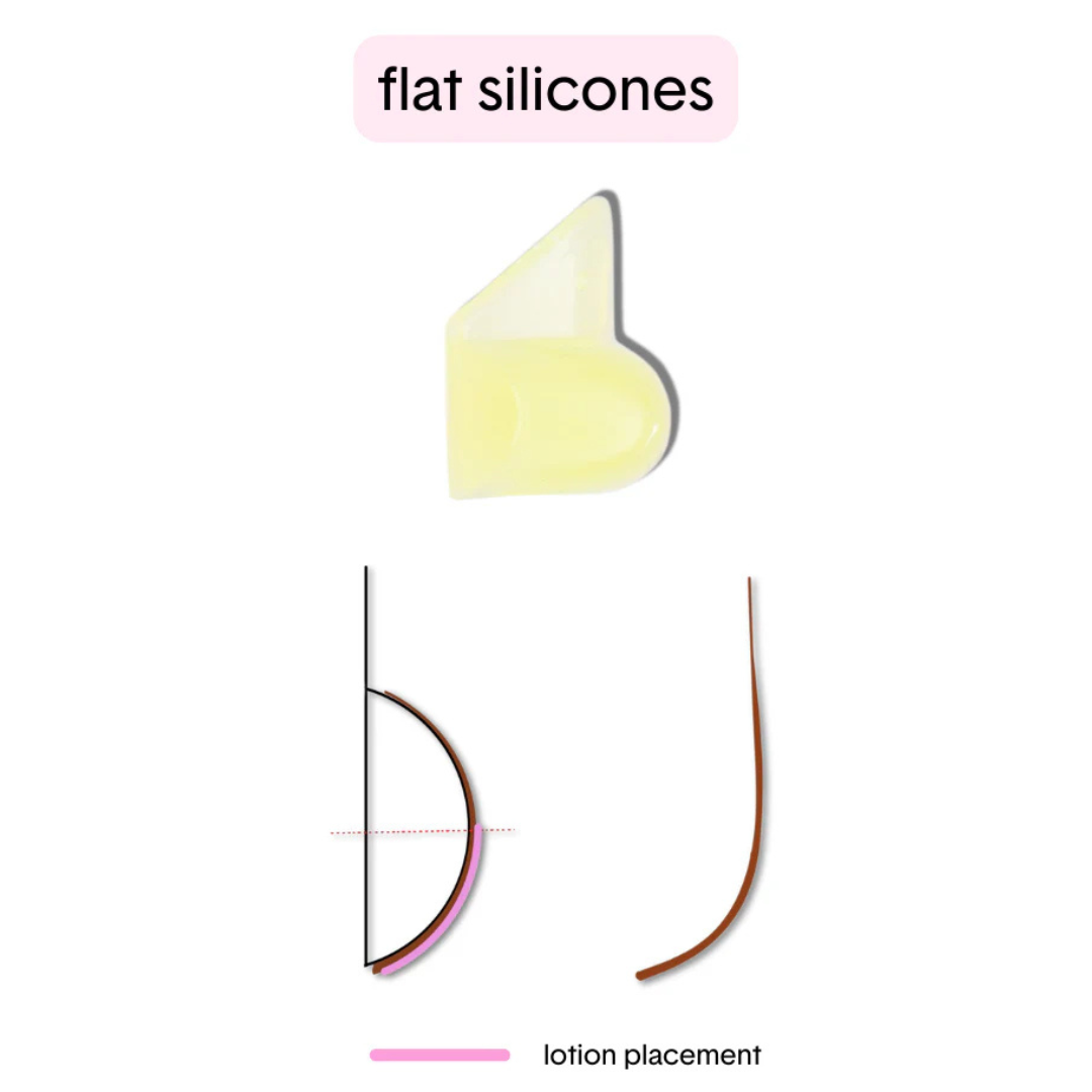 RUTHIE BELLE - Pads rehaussement sans colle FLAT - Set de 5