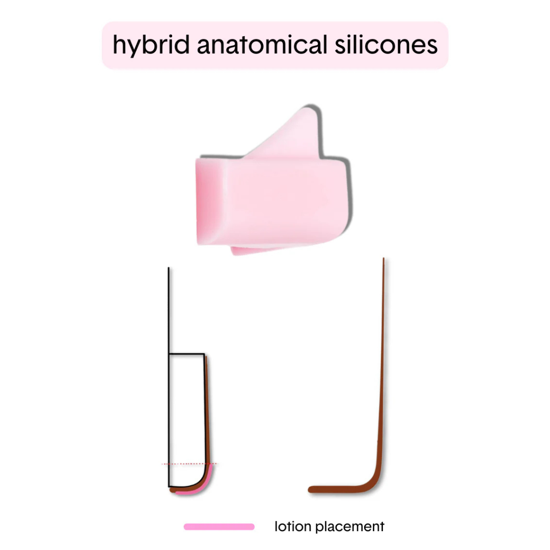 RUTHIE BELLE - Pads rehaussement sans colle HYBRID - Set de 5