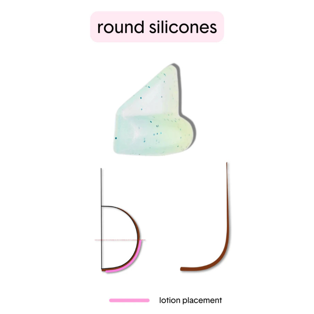 RUTHIE BELLE - Pads rehaussement sans colle ROUND - Set de 5