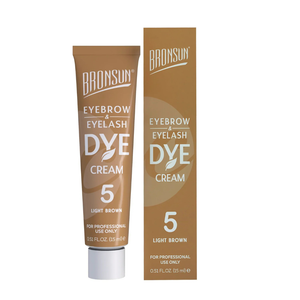 BRONSUN - Teinture Sourcils & Cils – Teinture Hybride Professionnelle Crème