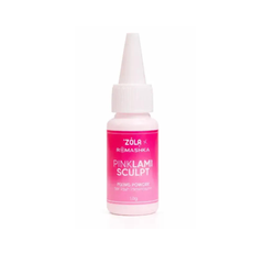 Poudre fixatrice rose ZOLA x Romashka LamiSculpt 10g – technique lash lift coréen sans colle, à mélanger avec lotions de lamination Step 1 et Step 2