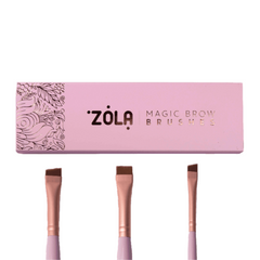 ZOLA - Set de pinceaux professionnels Browlift / teinture