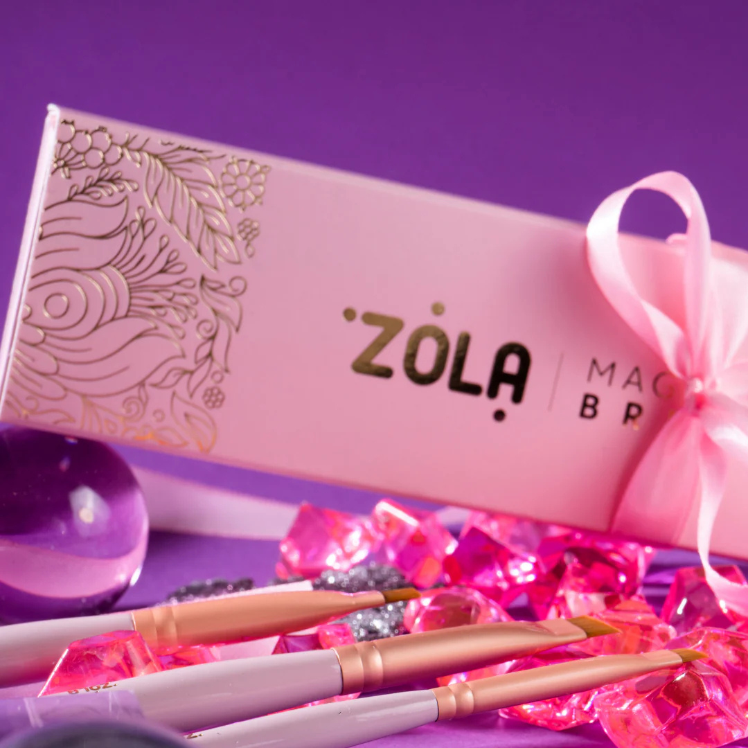 ZOLA - Set de pinceaux professionnels Browlift / teinture