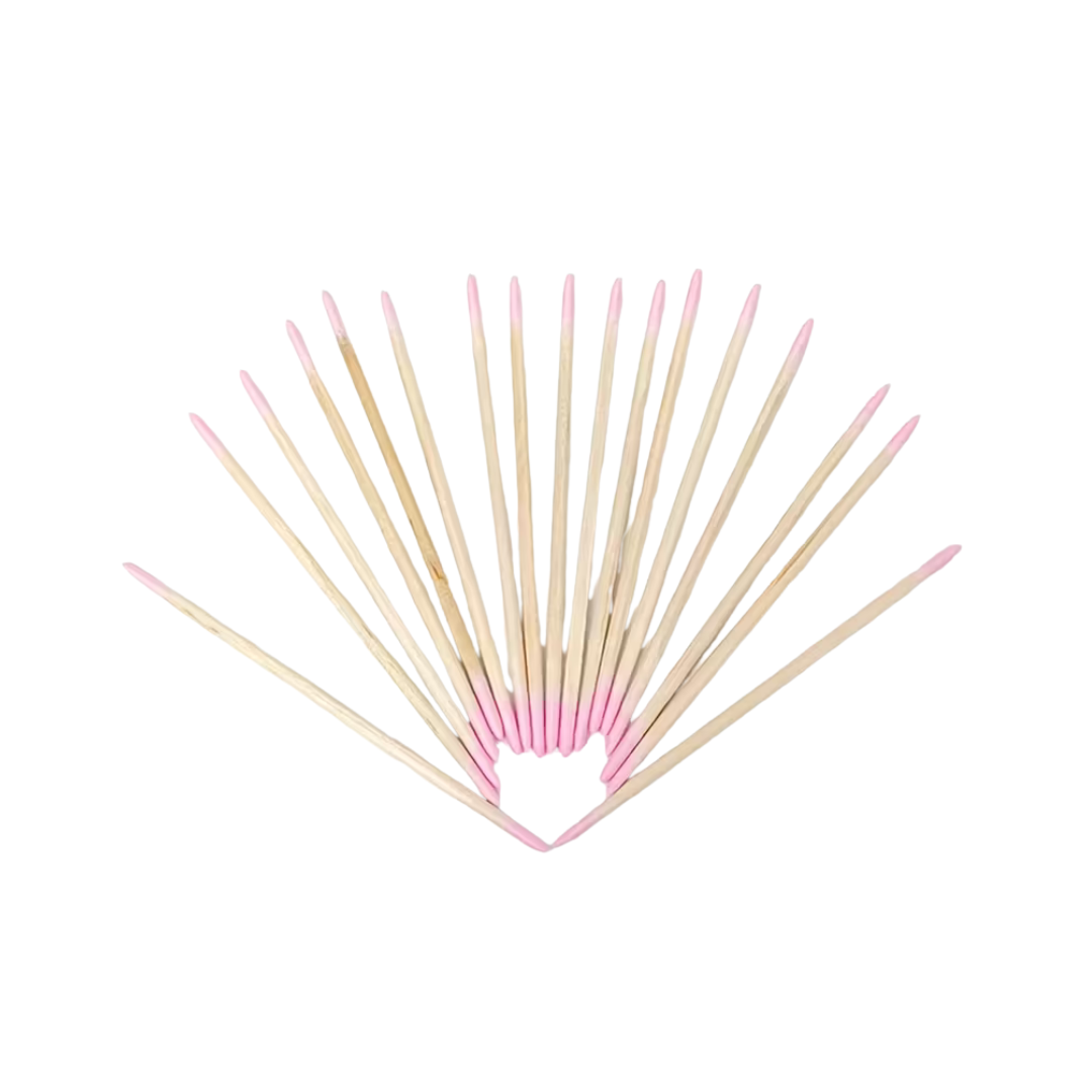 COSMIC BEAUTY - Bâtonnets Coton Double Embout – Précision Teinture & Lash Lift (Lot de 50)