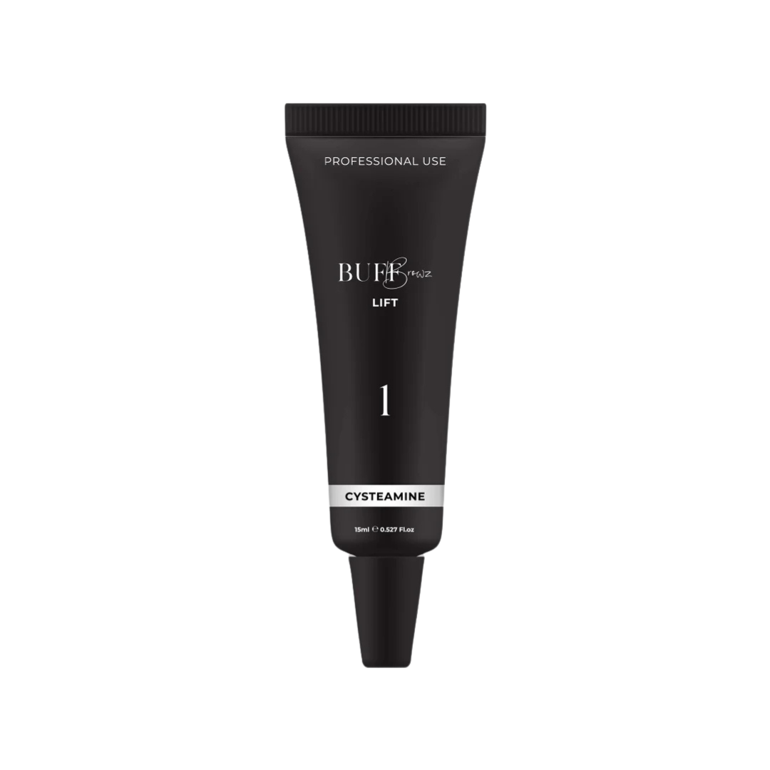 BUFF BROWZ Step 1 Cystéamine – Lotion Permanente Browlift & Lash Lift 15ml