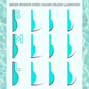 ÖKO Blue Lagoon – Pads Lash Lift Silicone Ovales 3 Paires S M L