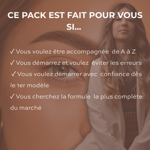 Pack Lash Lift Coréen + Coaching Visio 1h pour qui — 
Accompagnement personnalisé dès le 1er modèle — 
Cosmic Beauty