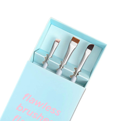 OKO - Set de pinceaux professionnel – Henné, teinture & ombré sourcils