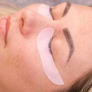 RUTHIE BELLE - Patchs Silicone Réutilisables Lash Lift –  Rose – Hypoallergéniques & Écologiques