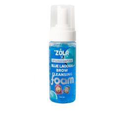 ZOLA Blue Eyebrow Cleansing Foam – Mousse nettoyante sourcils 150 ml | Préparation avant teinture