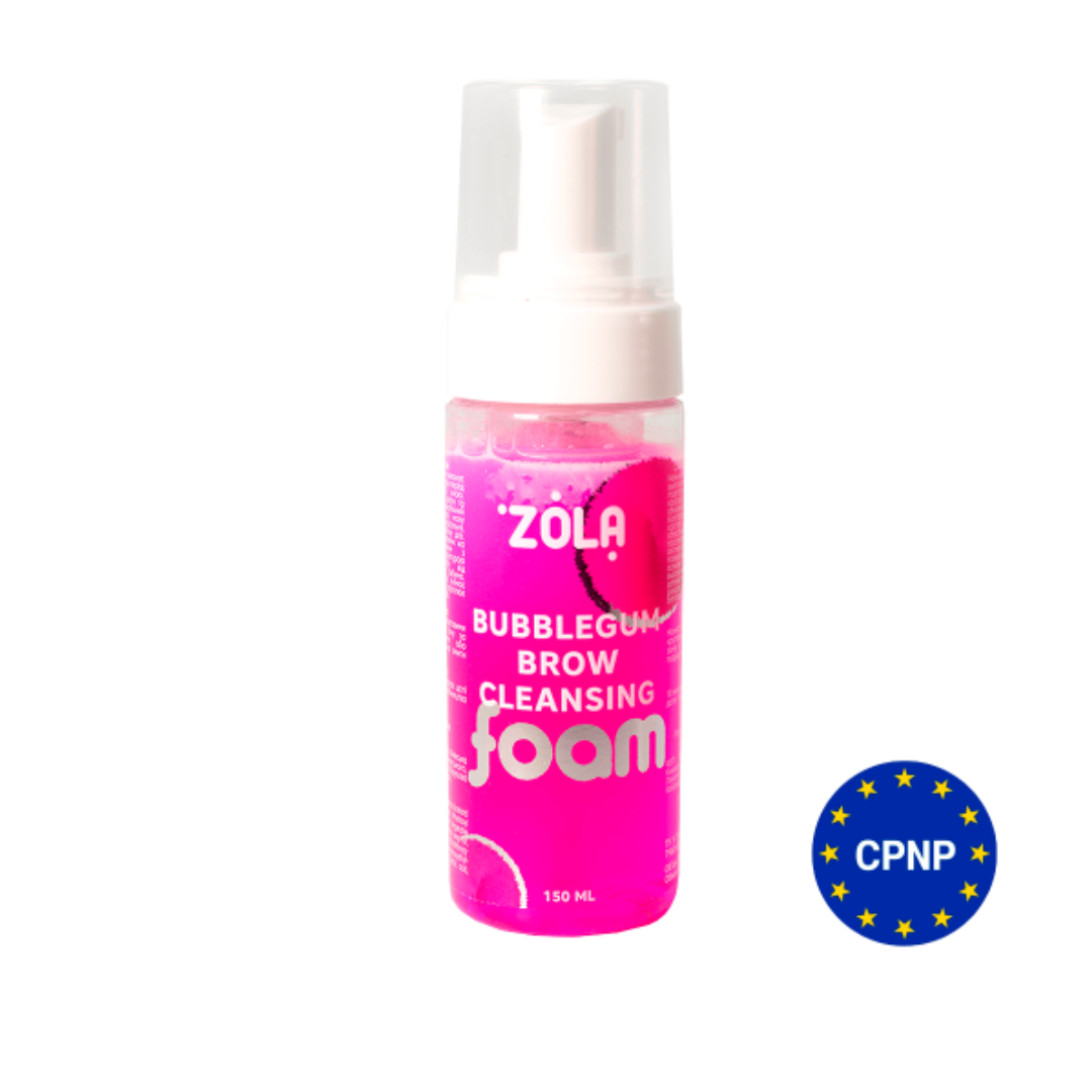 ZOLA Pink Eyebrow Foam – Mousse Nettoyante Sourcils Professionnelle 150 ml