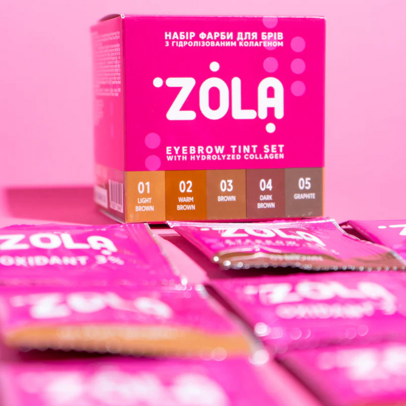 ZOLA - Teinture Hybride Sourcils - Kit unidose 5X5ml